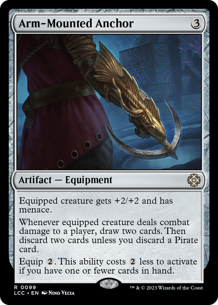 {@@LCC-R} Arm-Mounted Anchor [The Lost Caverns of Ixalan Commander][LCC 99]