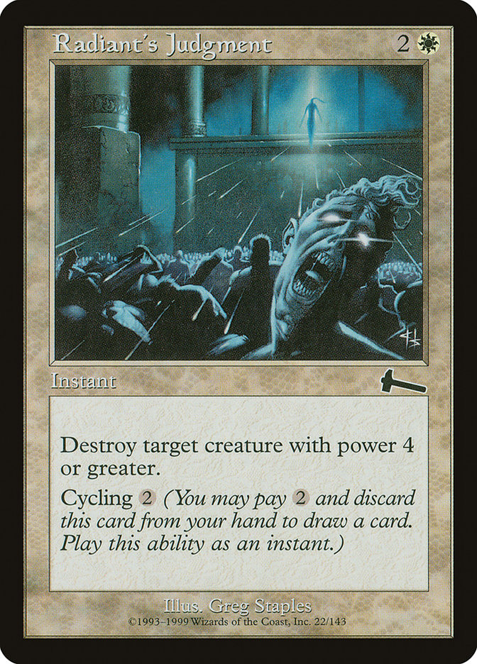 {C} Radiant's Judgment [Urza's Legacy][ULG 022]
