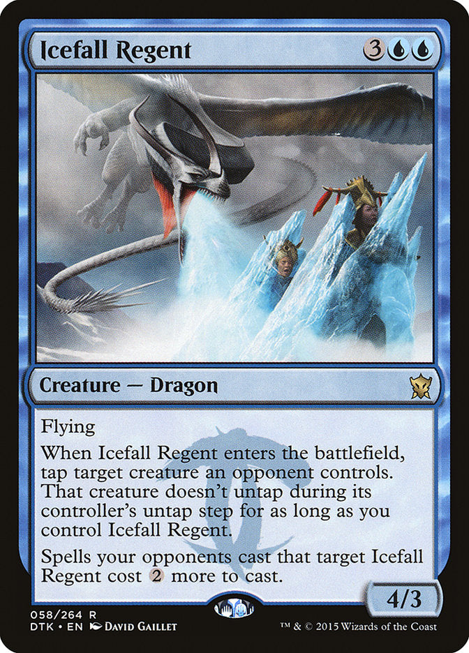 {R} Icefall Regent [Dragons of Tarkir][DTK 058]