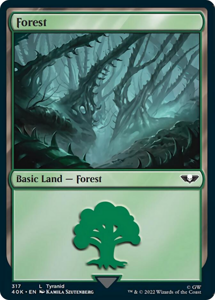 {B}[40K 317] Forest (317) [Universes Beyond: Warhammer 40,000]