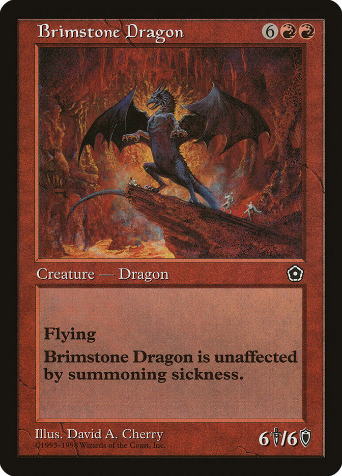 {R} Brimstone Dragon [Portal Second Age][PO2 092]