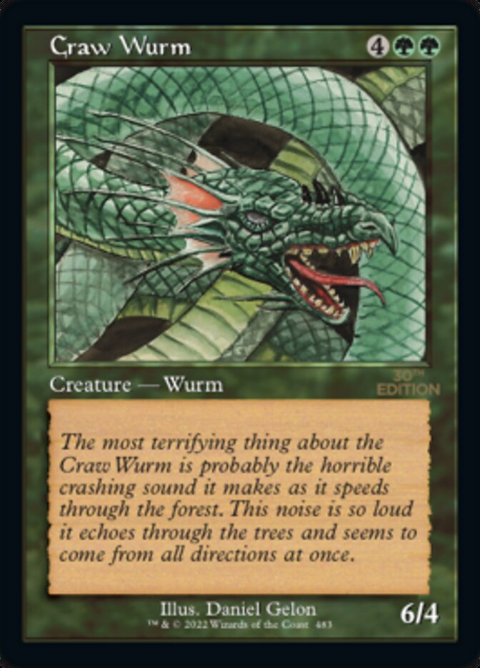 {C} Craw Wurm (Retro) [30th Anniversary Edition][30A 483]