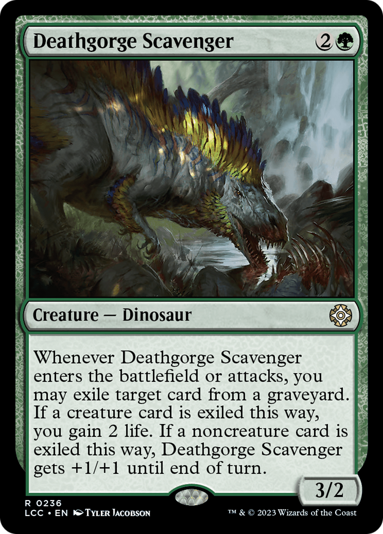 {@@LCC-R} Deathgorge Scavenger [The Lost Caverns of Ixalan Commander][LCC 236]