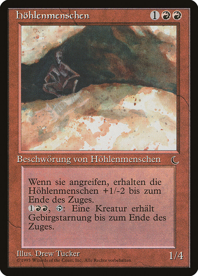 {C} Cave People (German) - "Hohlenmenschen" [Renaissance][REN 078]