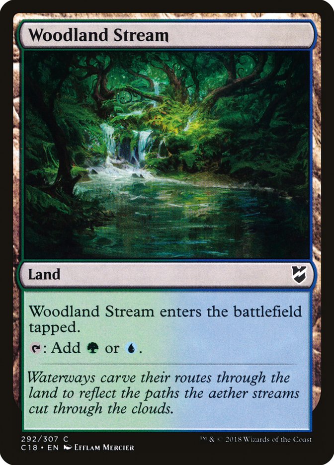 {C} Woodland Stream [Commander 2018][C18 292]