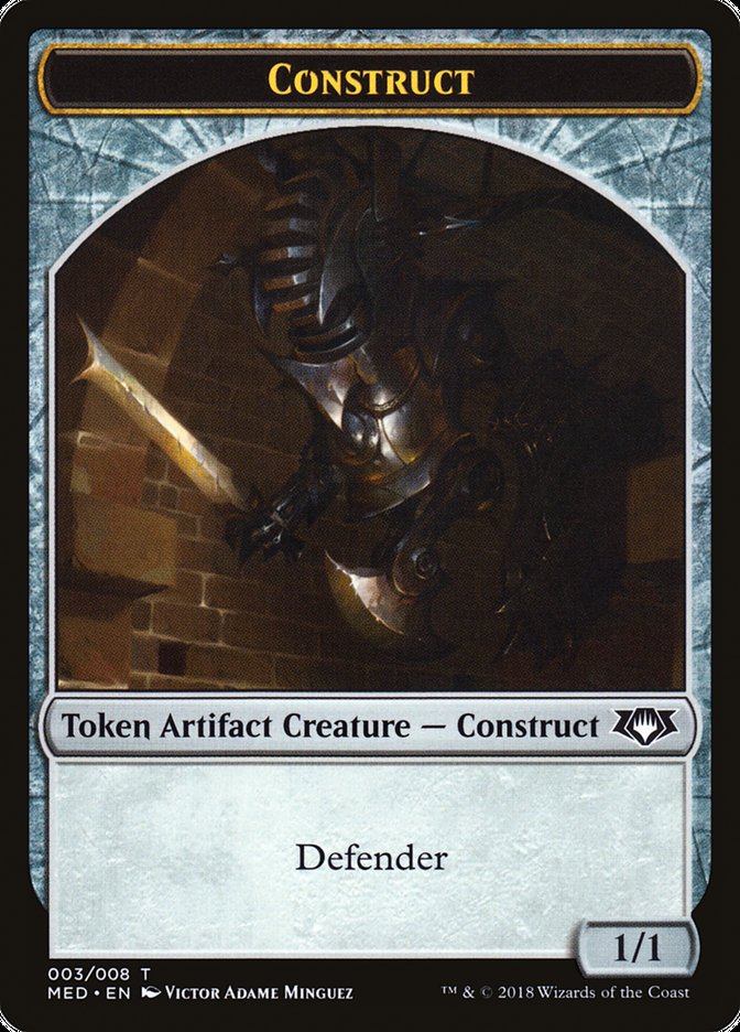 {T} Construct Token (003/008) [Mythic Edition Tokens][TMED G3]