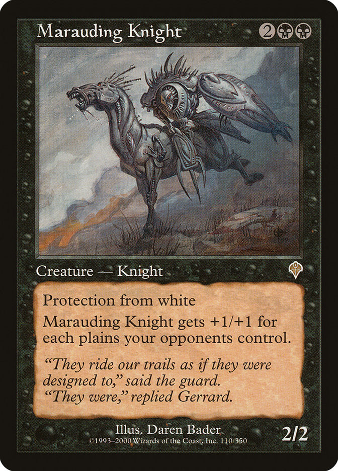 {R} Marauding Knight [Invasion][INV 110]