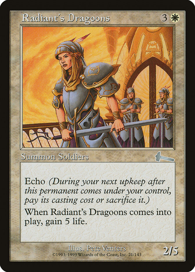 {C} Radiant's Dragoons [Urza's Legacy][ULG 021]