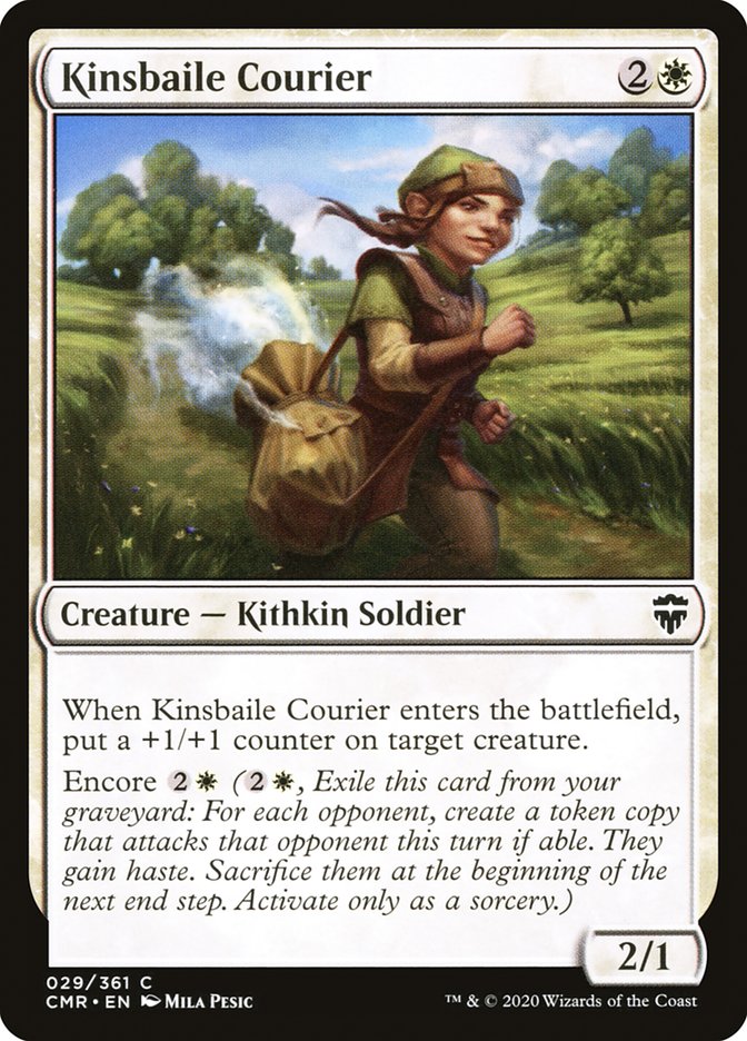 {C} Kinsbaile Courier [Commander Legends][CMR 029]