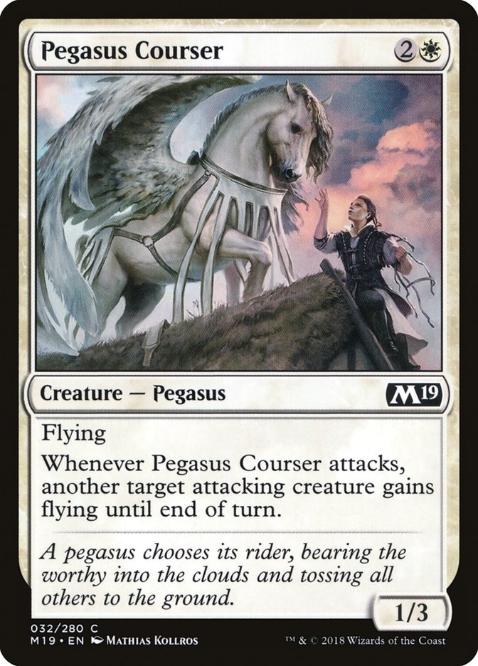 {C} Pegasus Courser [Core Set 2019][M19 032]