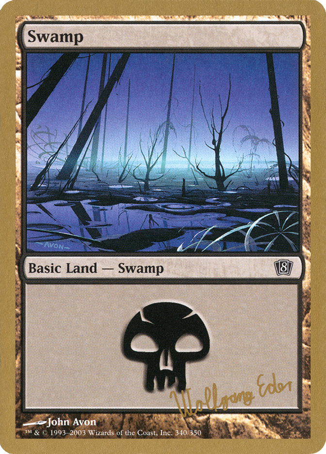 {B}[GB WC03 WE340] Swamp (we340) (Wolfgang Eder) [World Championship Decks 2003]