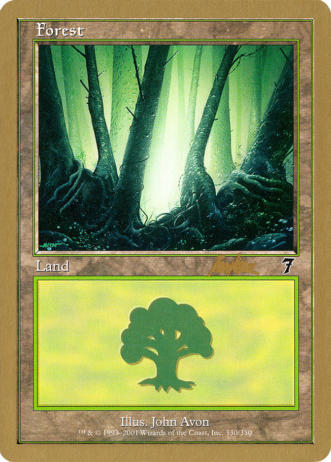 {B}[GB WC02 BK330] Forest (bk330) (Brian Kibler) [World Championship Decks 2002]