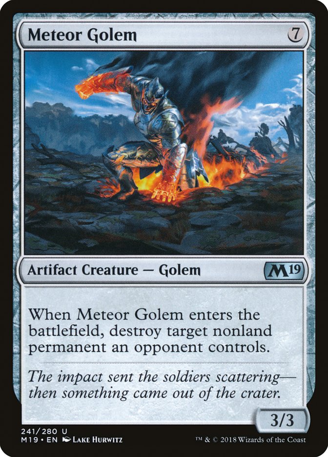 {C} Meteor Golem [Core Set 2019][M19 241]