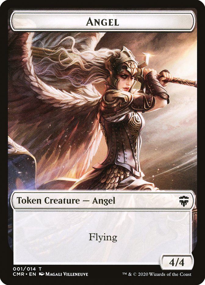 {T} Angel Token [Commander Legends Tokens][TCMR 001]