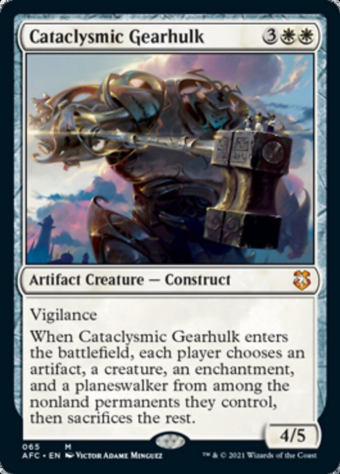 {R} Cataclysmic Gearhulk [Dungeons & Dragons: Adventures in the Forgotten Realms Commander][AFC 065]