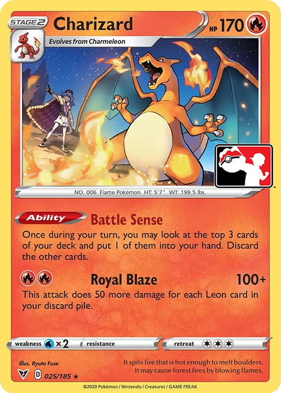 <PR> Charizard (025/185) [Prize Pack Series One]