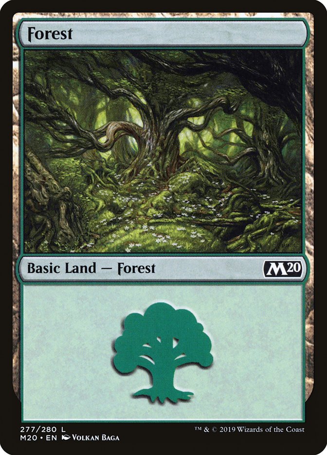 {B}[M20 277] Forest (277) [Core Set 2020]