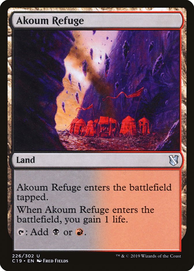 {C} Akoum Refuge [Commander 2019][C19 226]