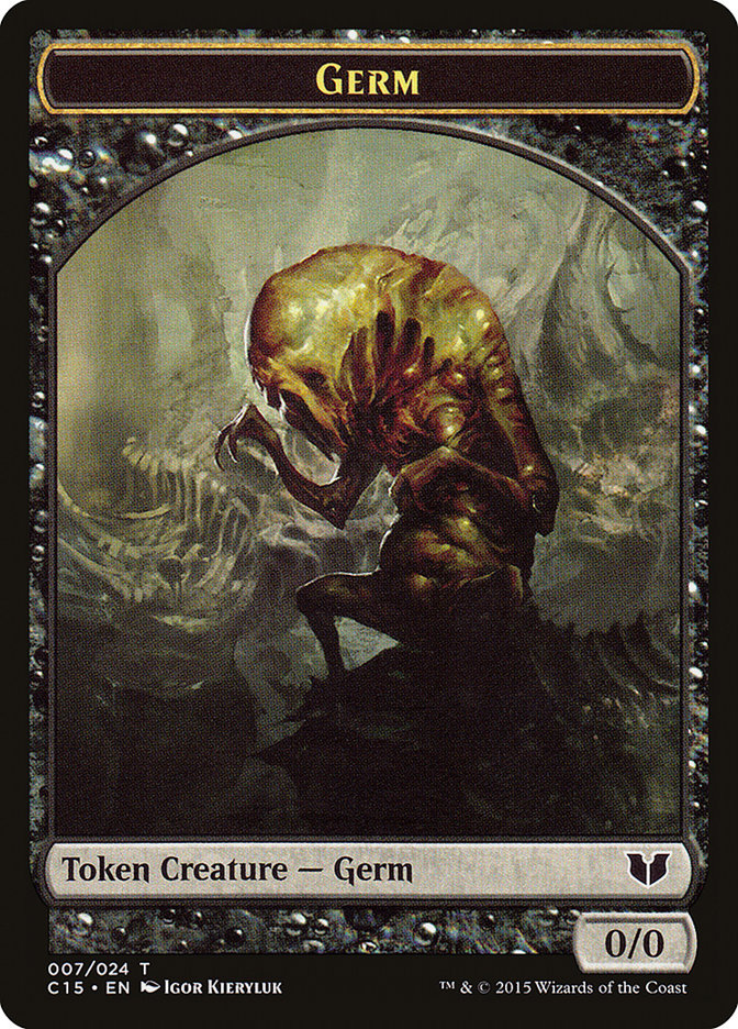 {T} Germ // Zombie Double-Sided Token [Commander 2015 Tokens][TC15 007]