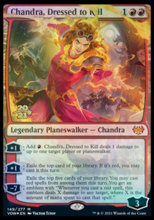 {@R} Chandra, Dressed to Kill [Innistrad: Crimson Vow Prerelease Promos][PR VOW 149]