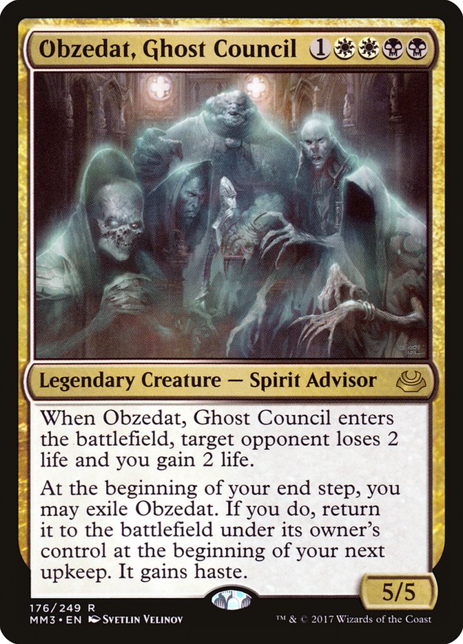 {R} Obzedat, Ghost Council [Modern Masters 2017][MM3 176]