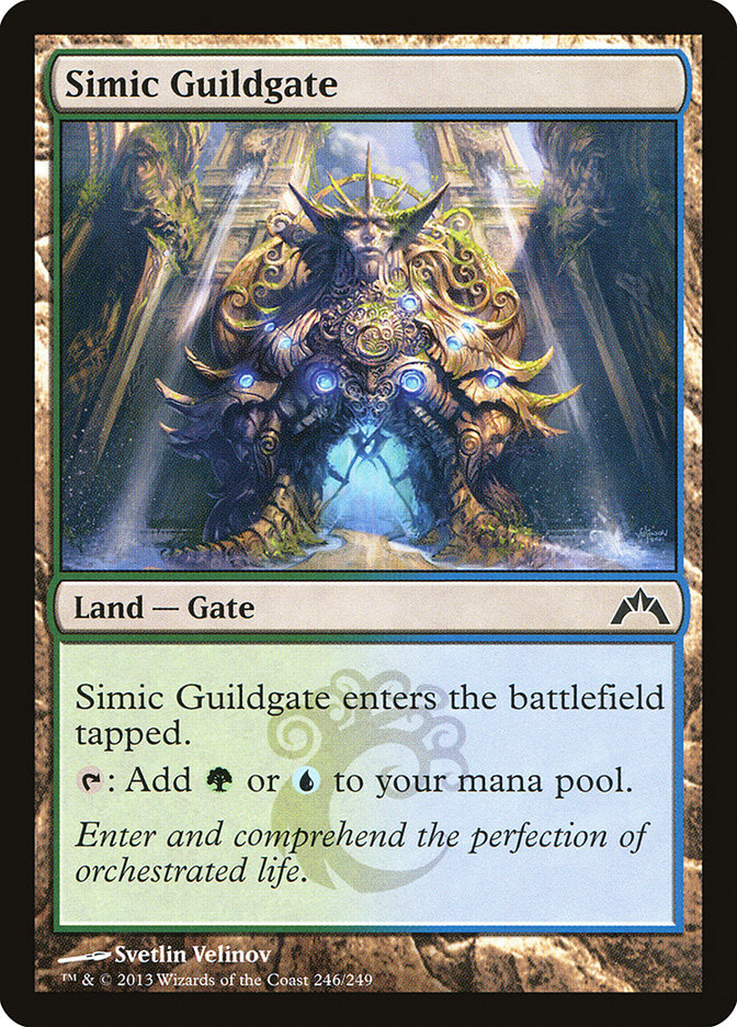 {C} Simic Guildgate [Gatecrash][GTC 246]