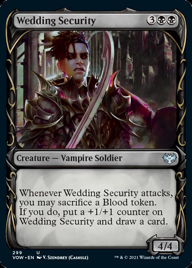 {@C} Wedding Security (Showcase Fang Frame) [Innistrad: Crimson Vow][VOW 299]