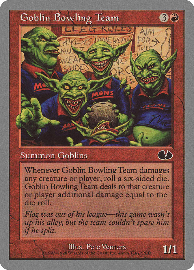 {C} Goblin Bowling Team [Unglued][UGL 044]