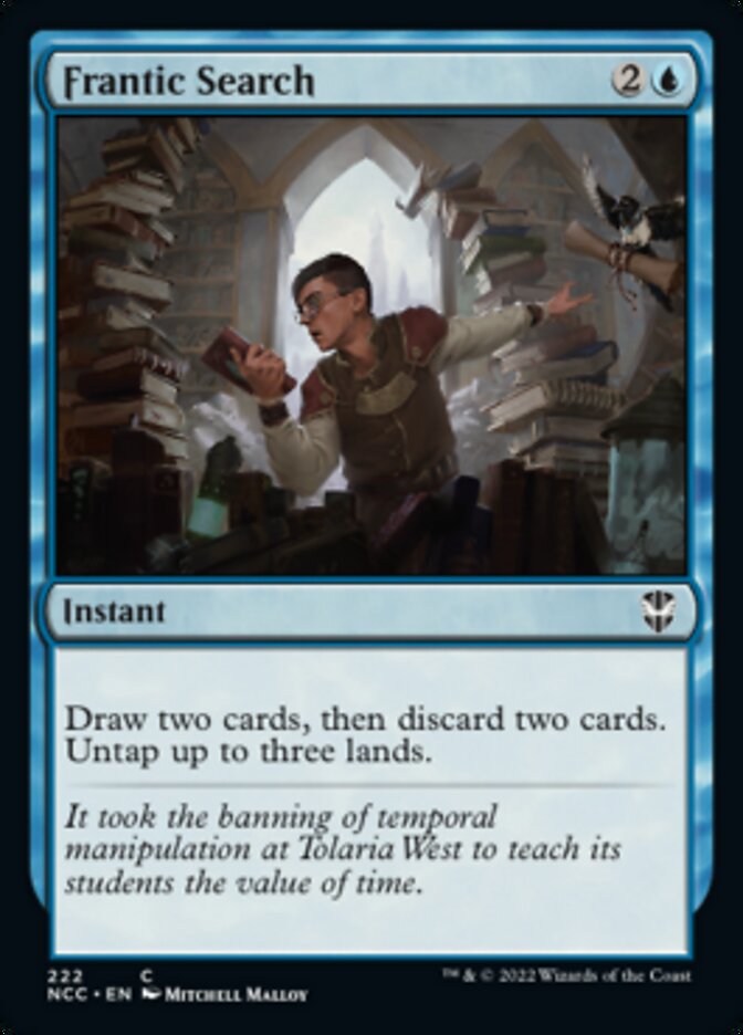 {C} Frantic Search [Streets of New Capenna Commander][NCC 222]