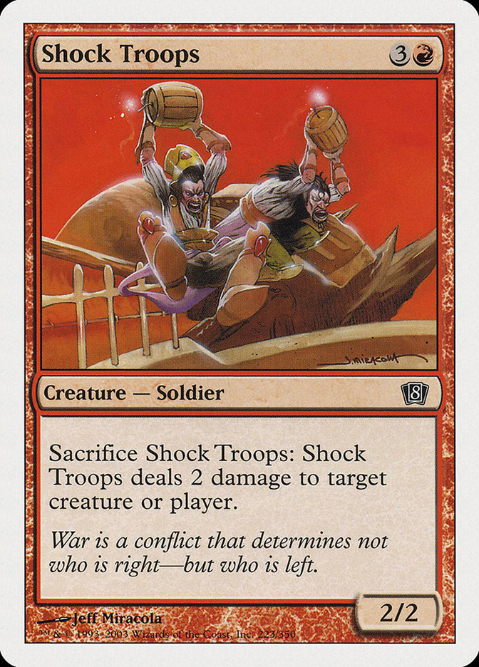 {C} Shock Troops [Eighth Edition][8ED 223]