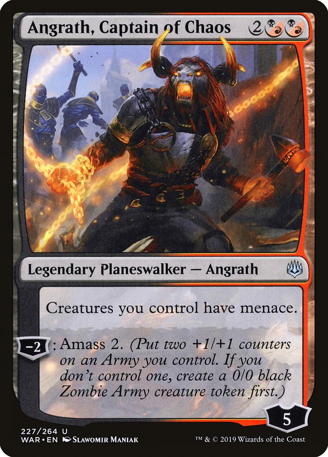 {C} Angrath, Captain of Chaos [War of the Spark][WAR 227]