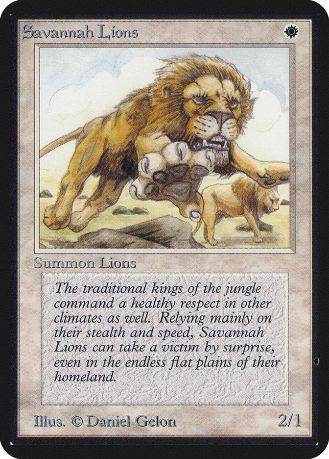 {R} Savannah Lions [Alpha Edition][LEA 038]