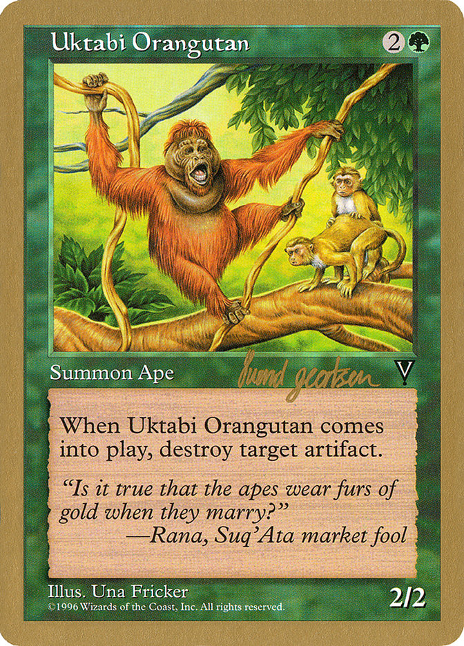 {C} Uktabi Orangutan (Svend Geertsen) (SB) [World Championship Decks 1997][GB WC97 SG123SB]