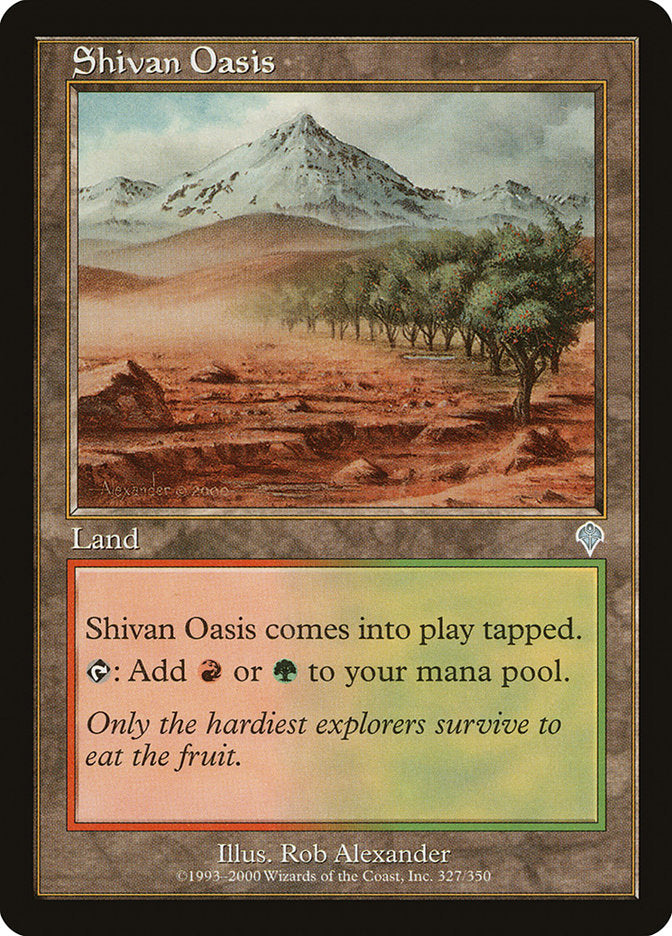 {C} Shivan Oasis [Invasion][INV 327]