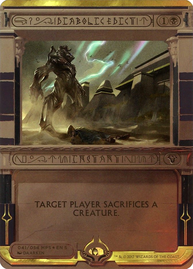 {R} Diabolic Edict (Invocation) [Amonkhet Invocations][MP2 041]