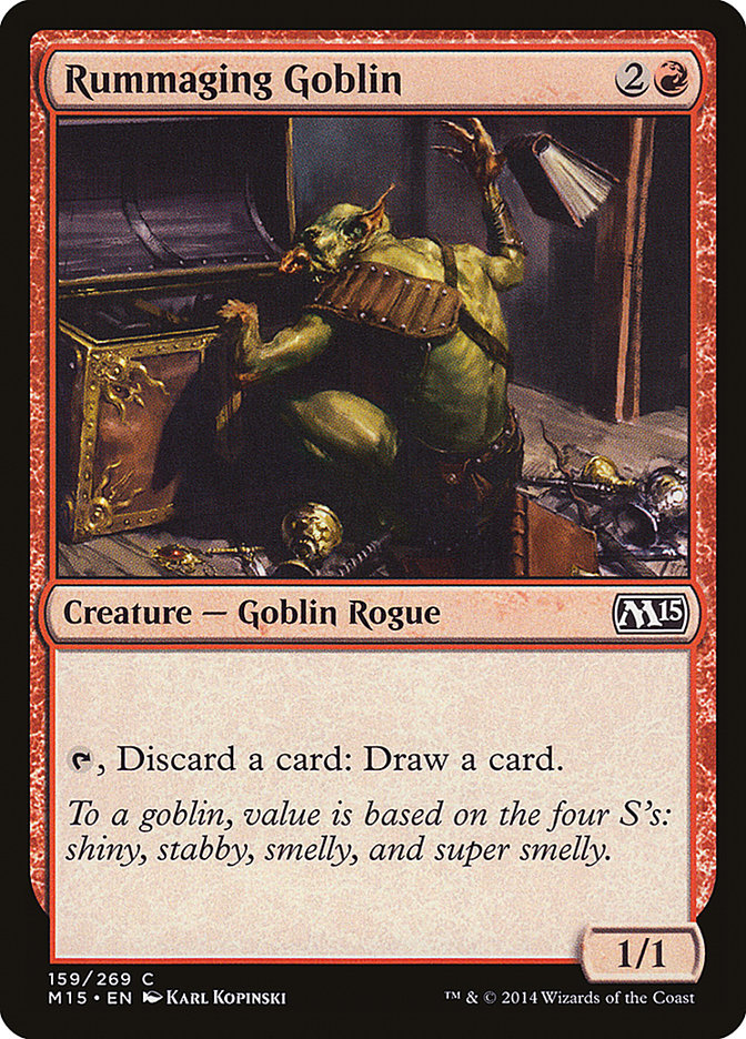 {C} Rummaging Goblin [Magic 2015][M15 159]