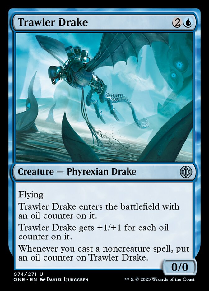 {@C} Trawler Drake [Phyrexia: All Will Be One][ONE 074]
