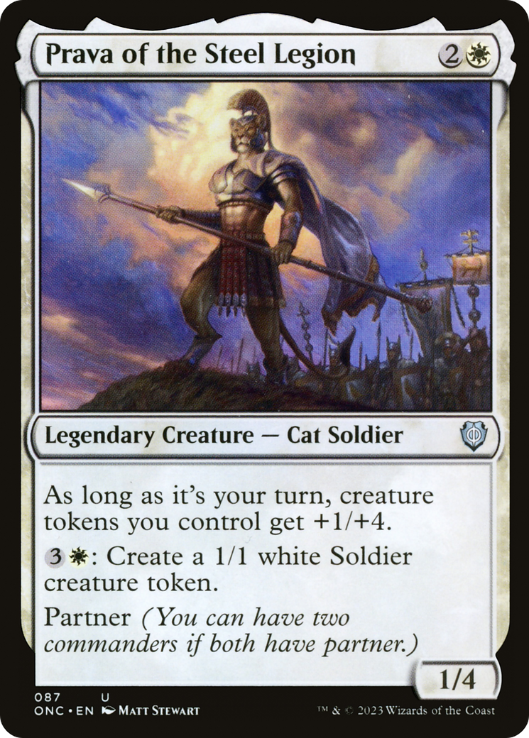 {C} Prava of the Steel Legion [Phyrexia: All Will Be One Commander][ONC 087]