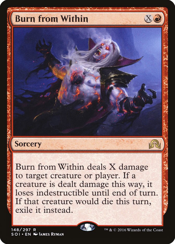 {R} Burn from Within [Shadows over Innistrad][SOI 148]