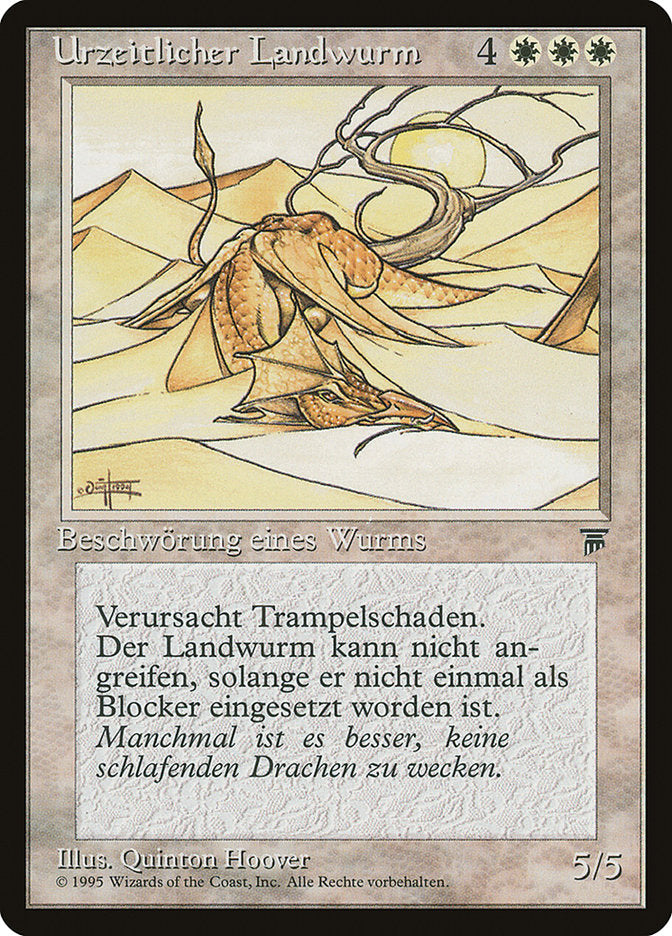 {C} Elder Land Wurm (German) - "Urzeitlicher Landwurm" [Renaissance][REN 009]