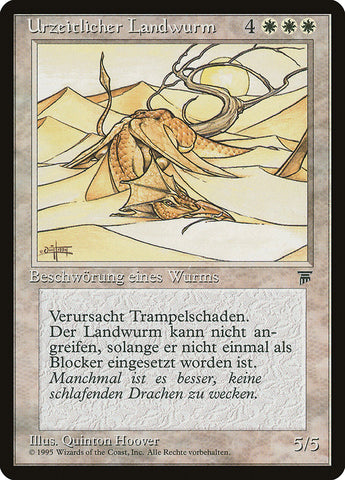 {C} Elder Land Wurm (German) - "Urzeitlicher Landwurm" [Renaissance][REN 009]