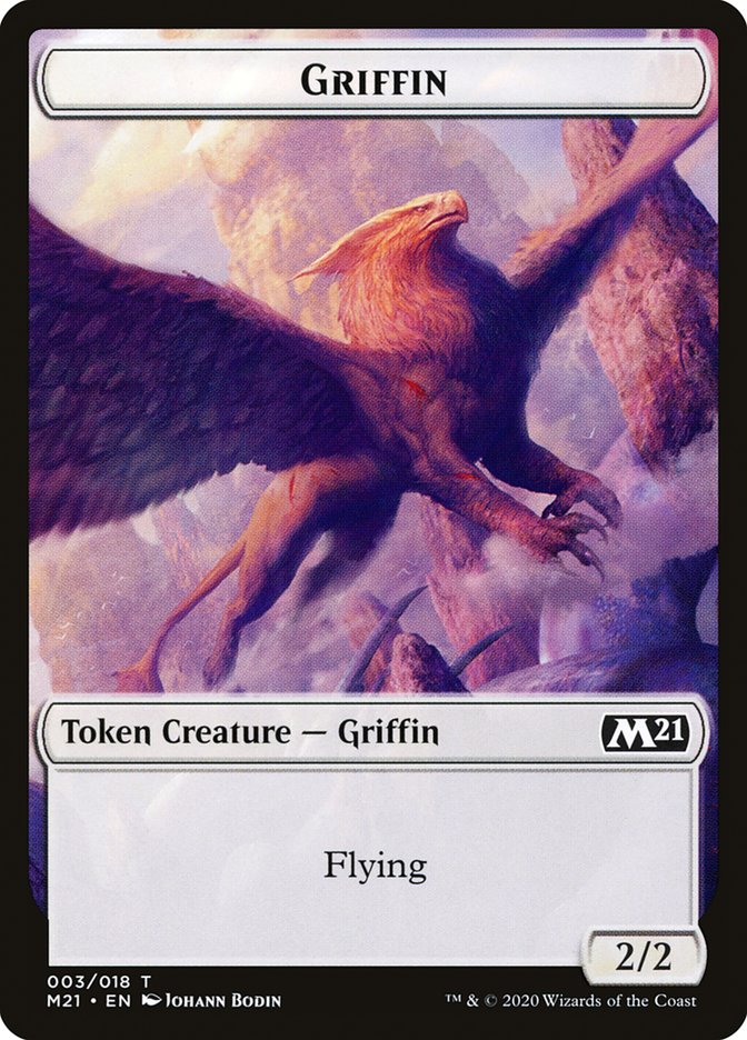 {T} Bird // Griffin Double-sided Token [Core Set 2021 Tokens][TM21 002]