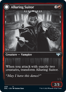 {@C} Alluring Suitor // Deadly Dancer [Innistrad: Double Feature][DBL 408]