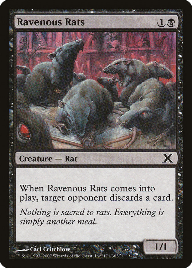 {C} Ravenous Rats [Tenth Edition][10E 171]
