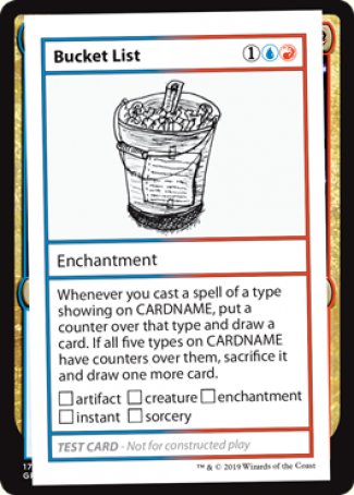 {R} Bucket List (2021 Edition) [Mystery Booster Playtest Cards][CMB1 089]