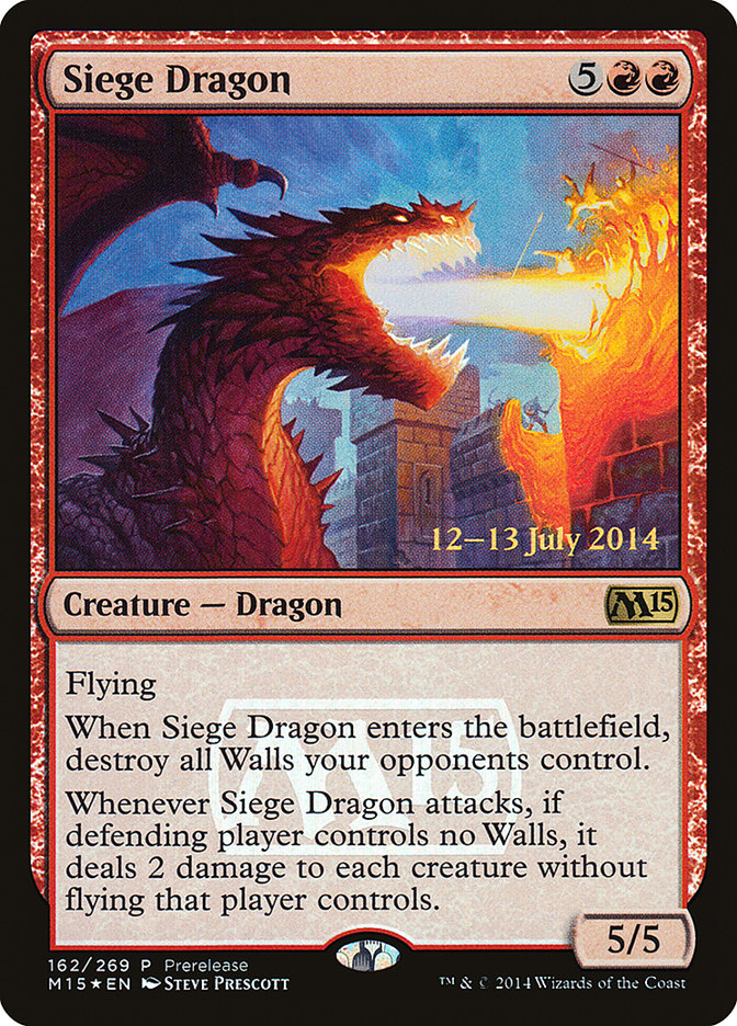 {R} Siege Dragon [Magic 2015 Promos][PA M15 162]