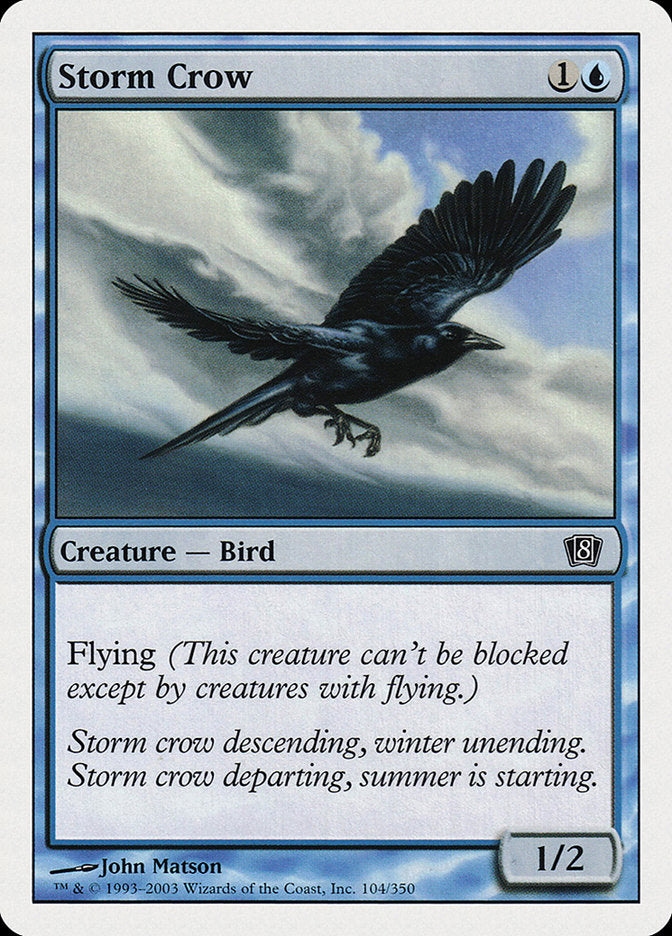 {C} Storm Crow [Eighth Edition][8ED 104]