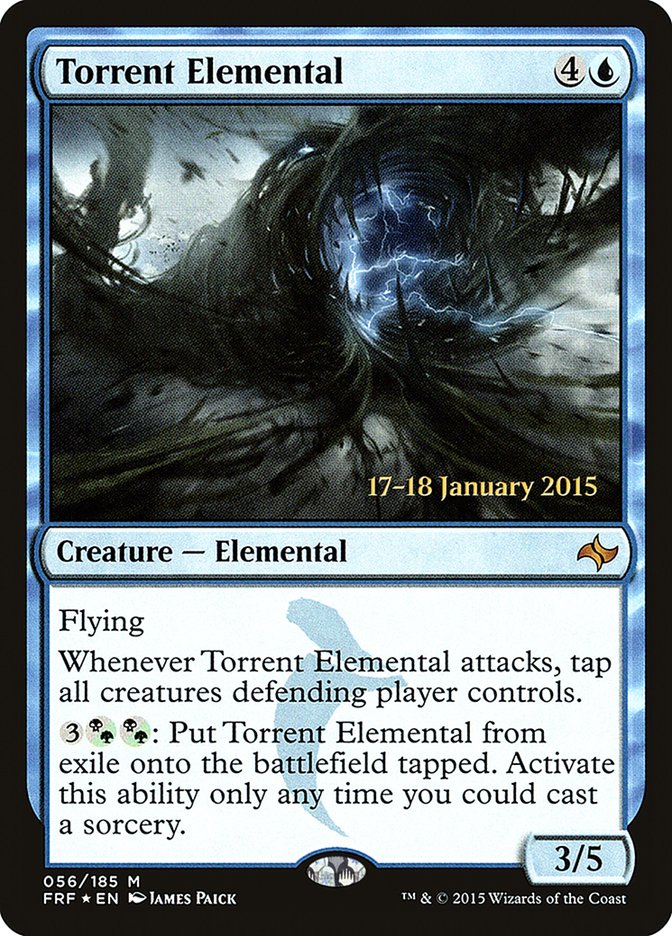 {R} Torrent Elemental [Fate Reforged Prerelease Promos][PR FRF 056]