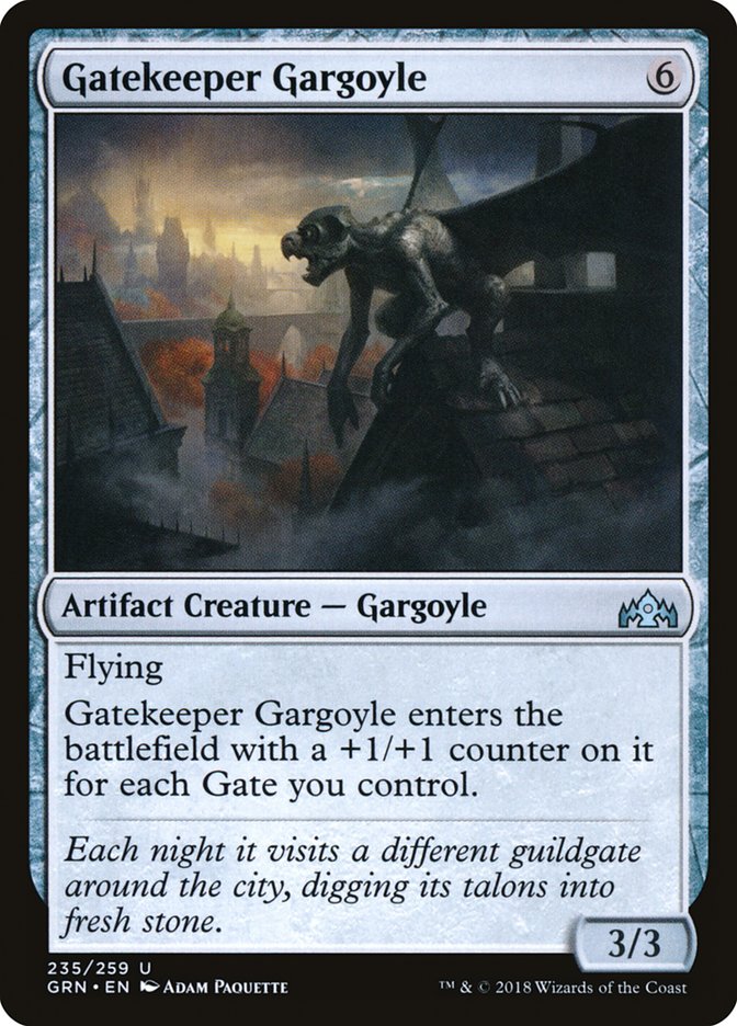 {C} Gatekeeper Gargoyle [Guilds of Ravnica][GRN 235]