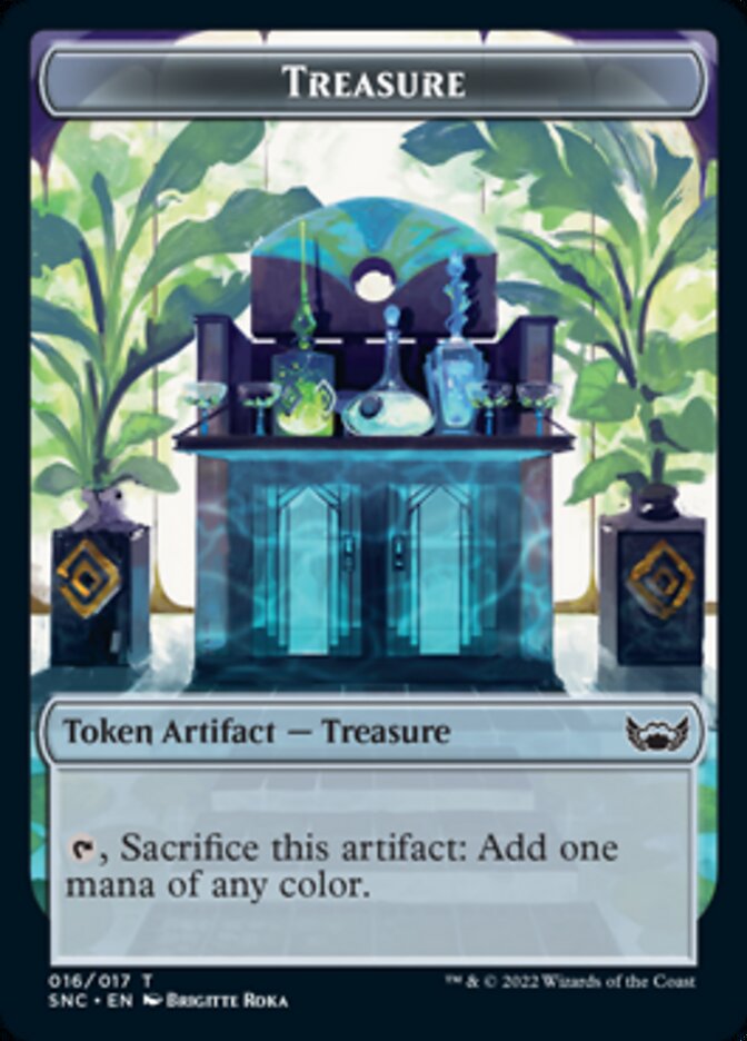 {T} Treasure (016) // Citizen Double-sided Token [Streets of New Capenna Tokens][TSNC 16//12]